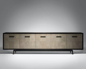 A credenza commissioned from Jonathan Baring by Guilded for client in the Hamptons